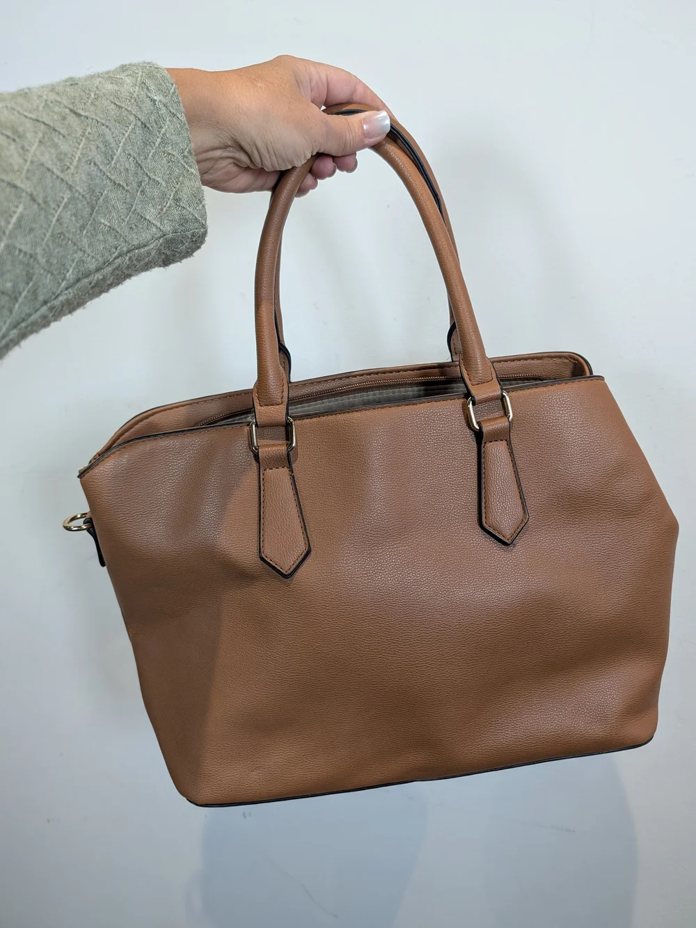 Matthew + Julian Classic Tan Women's Tote Handbag